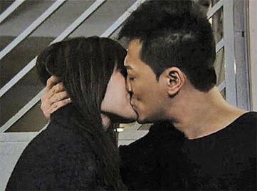 明星被吻图片大全